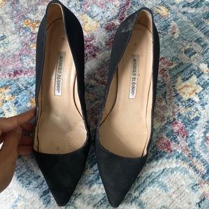 MANOLO BLAHNK Black Heels